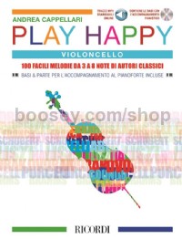 Play Happy (Violoncello) - edizione con CD e MP3